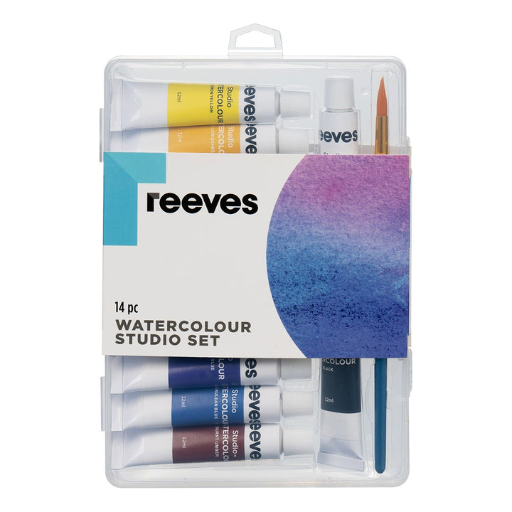 Reeves Watercolour Studio Gift Box Set