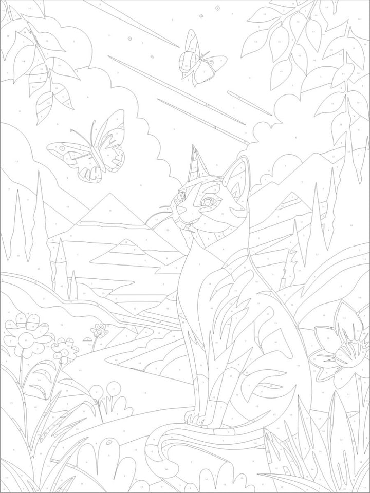 Byron Paint by Number Kit - Kitty