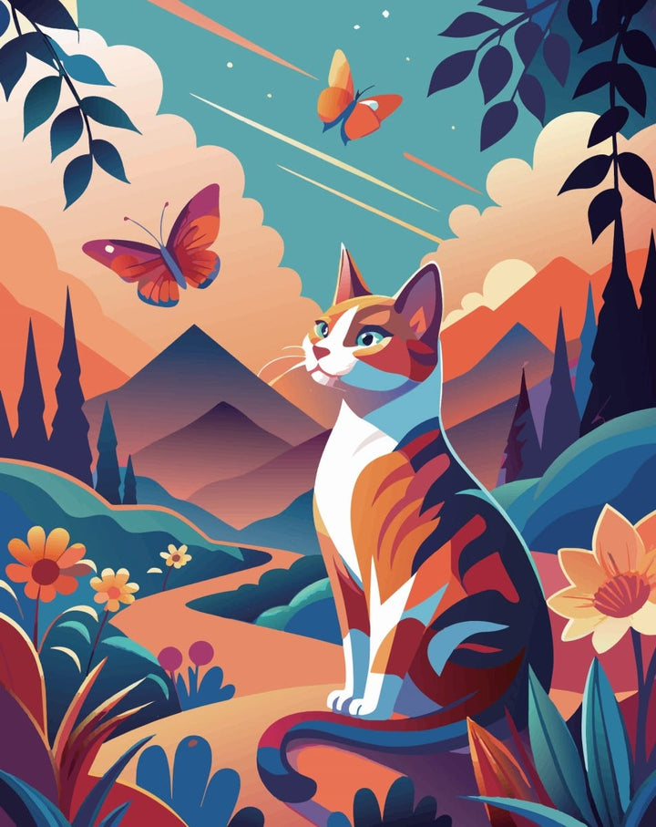 Byron Paint by Number Kit - Kitty