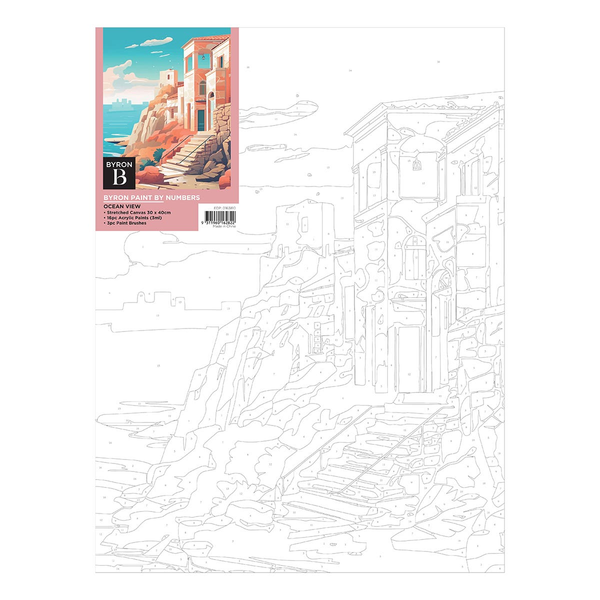 Byron Paint by Number Kit - Ocean View