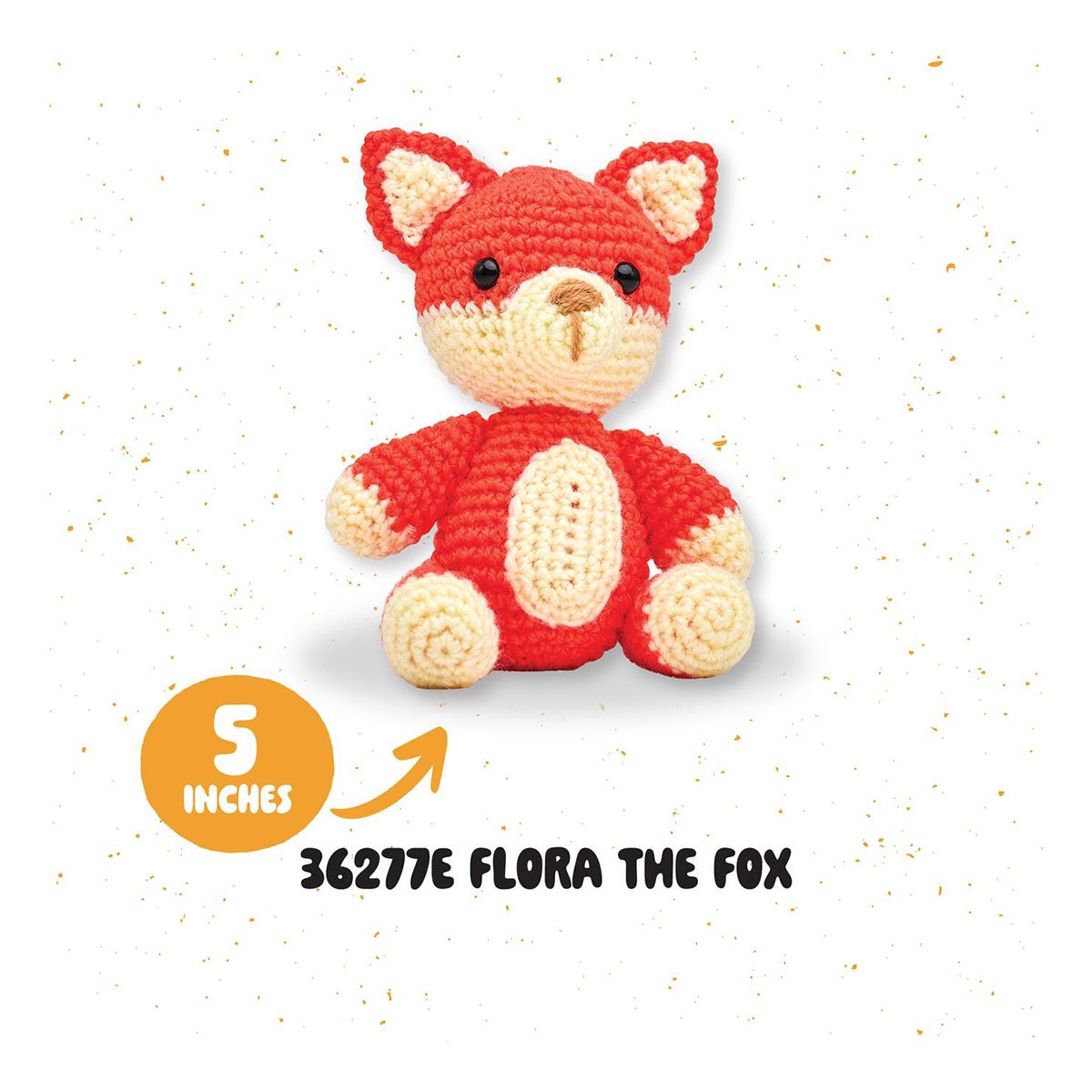 Plaid Bucilla Amigurumi Crochet Kit Flora The Fox