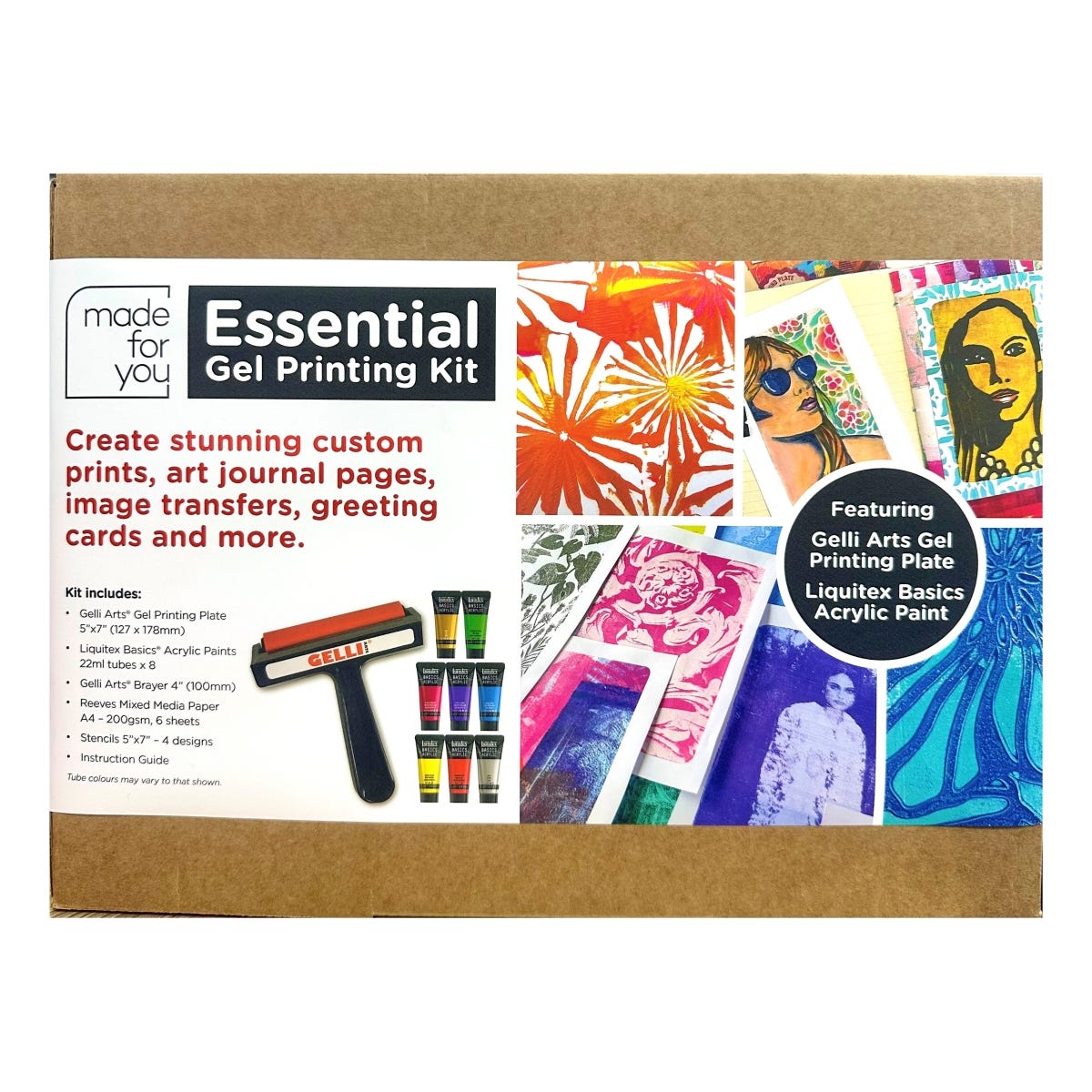 Made for You Essential Gel Printing Kit