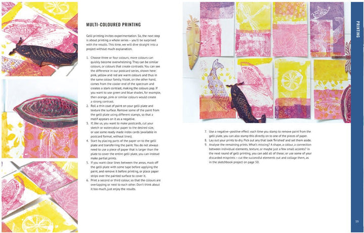 Fun With Gelli Plate Prints Book
