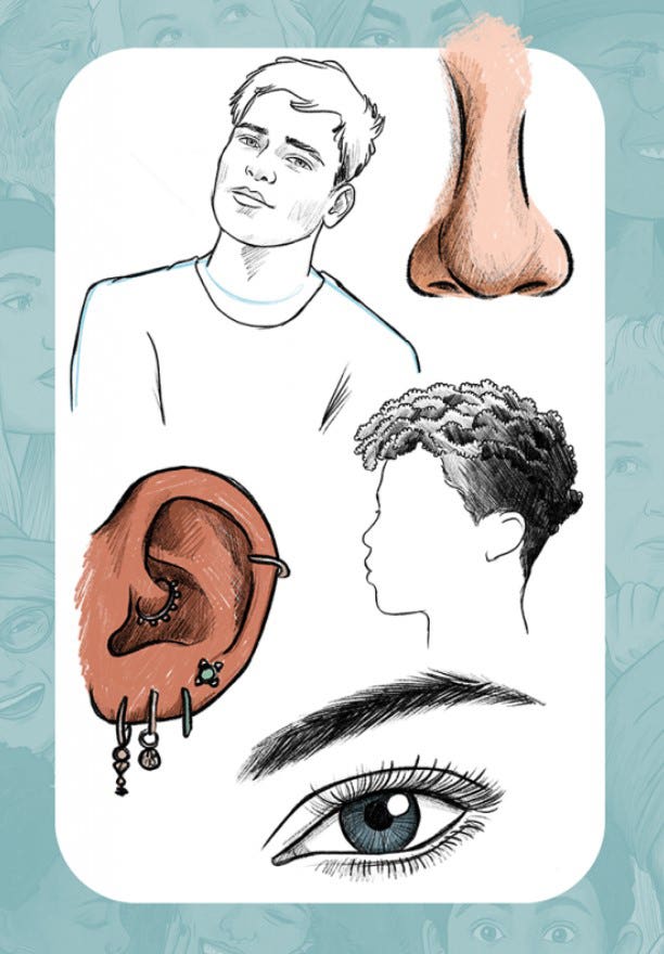 10 Step Drawing Faces Book