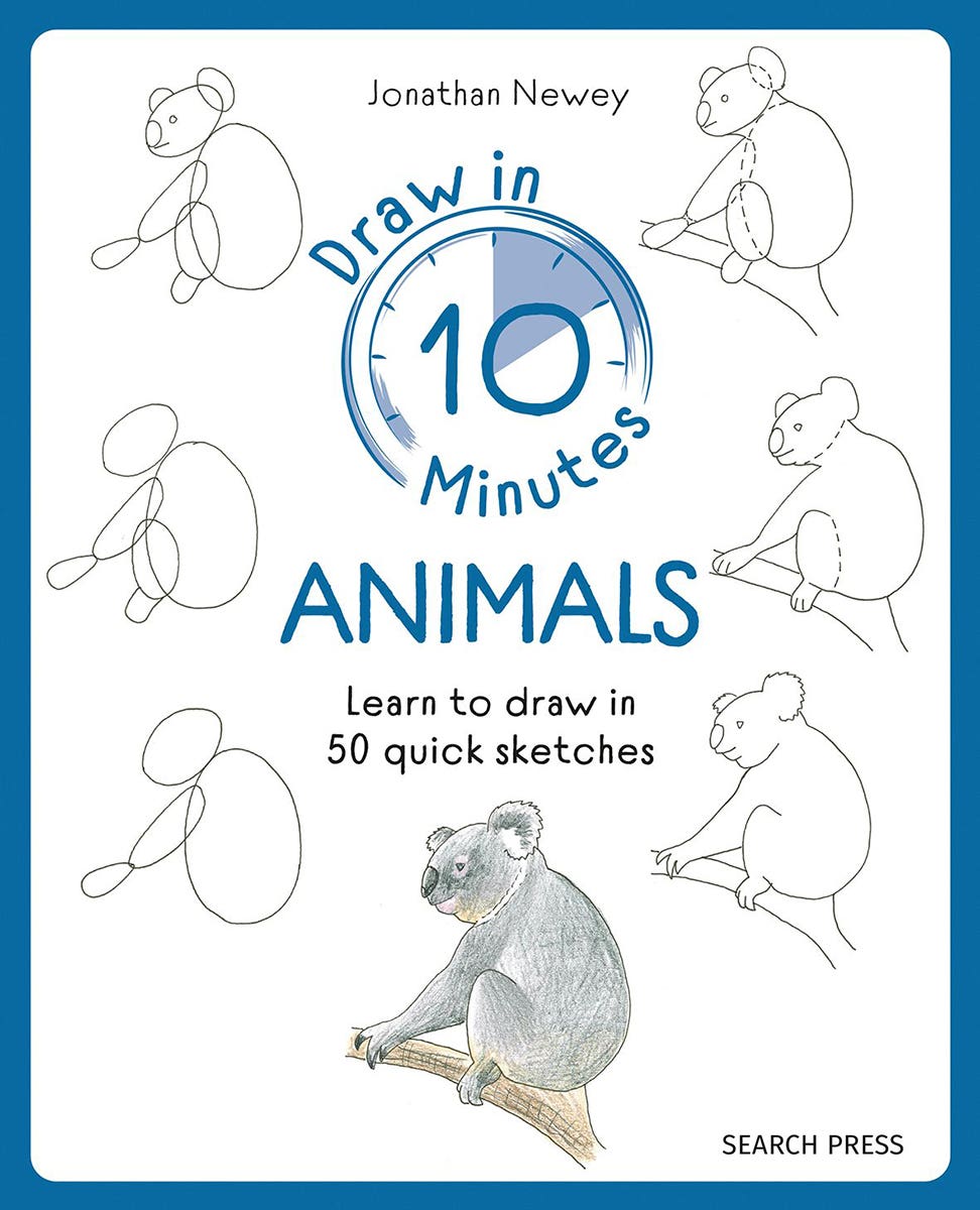 Draw In 10 Minutes Animals Book