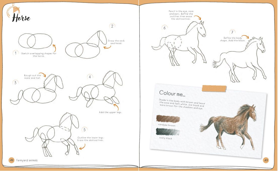 Draw In 10 Minutes Animals Book