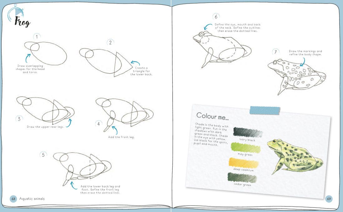 Draw In 10 Minutes Animals Book