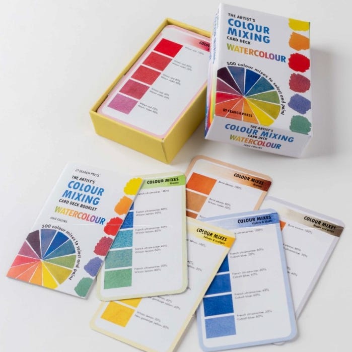 The Artists Watercolour Mixing Card Deck
