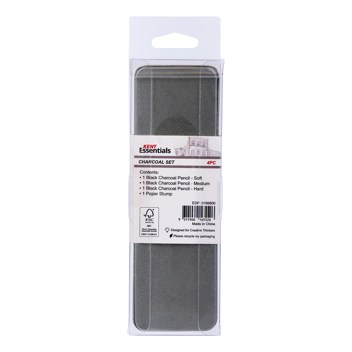 Kent Essentials Charcoal Set 4