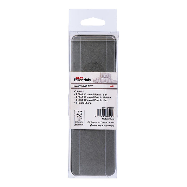 Kent Essentials Charcoal Set 4