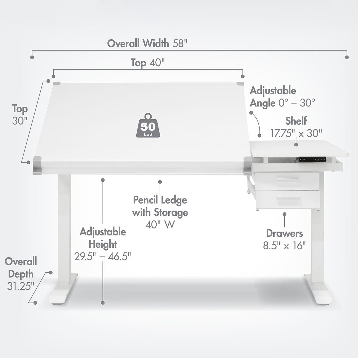 Artfusion Graphix eLift Workstation