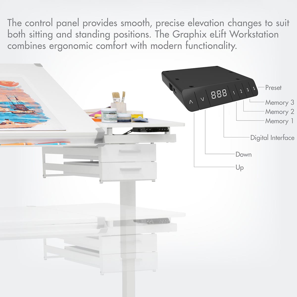 Artfusion Graphix eLift Workstation