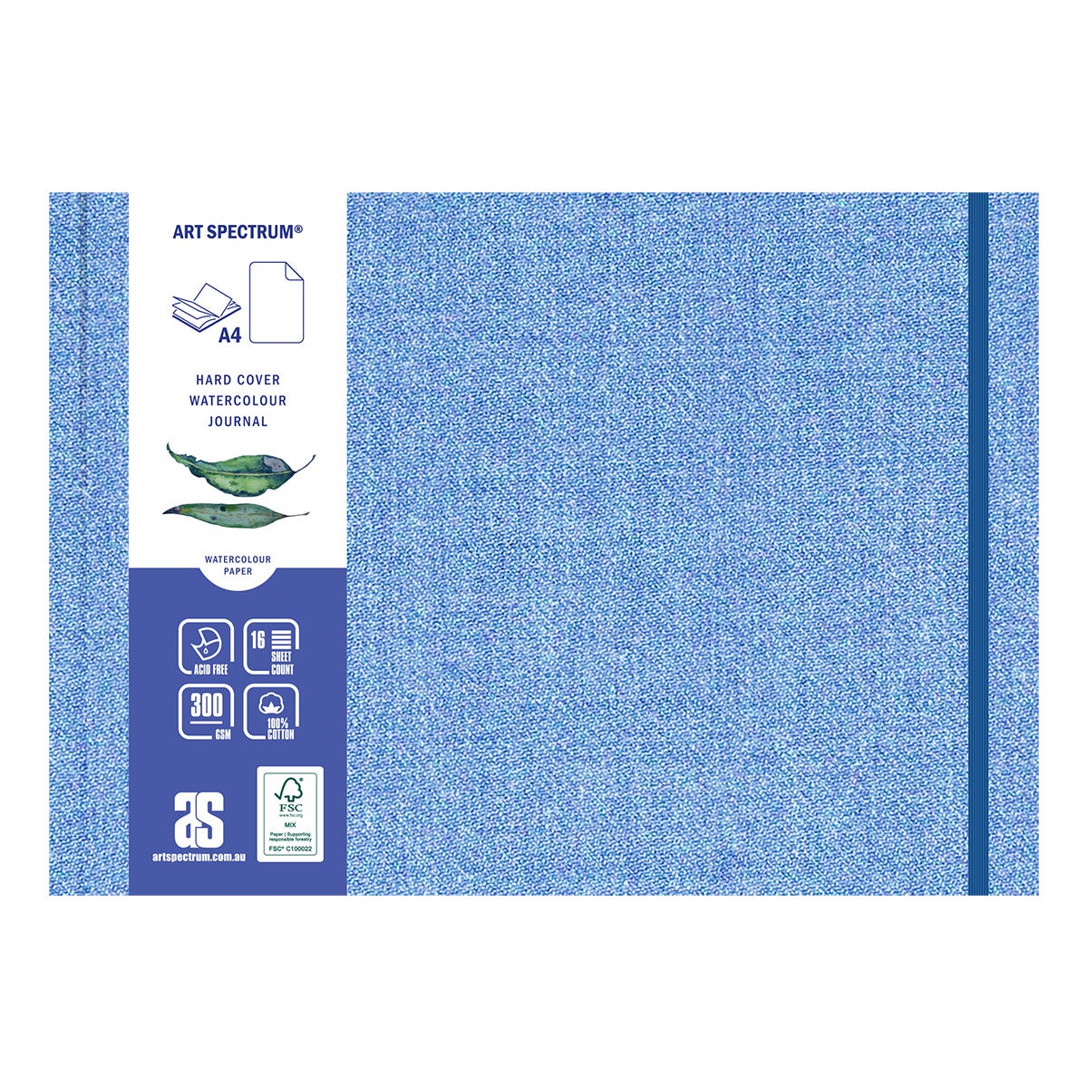 Art Spectrum Blue Linen Hard Cover Watercolour Journals