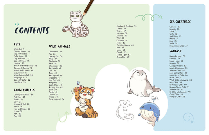 200 Cute Things To Draw Book