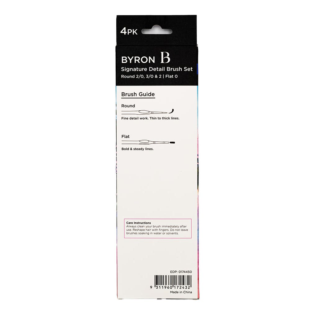 Byron Detail Signature Brush Set 4