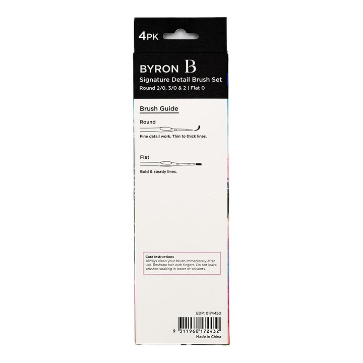 Byron Detail Signature Brush Set 4