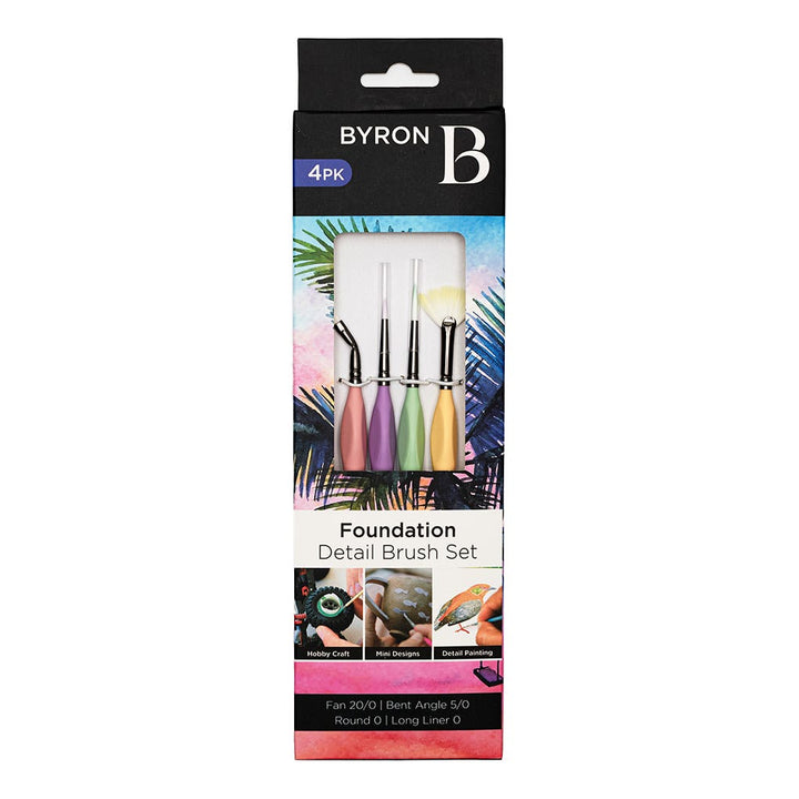 Byron Detail Precision Brush Set 4