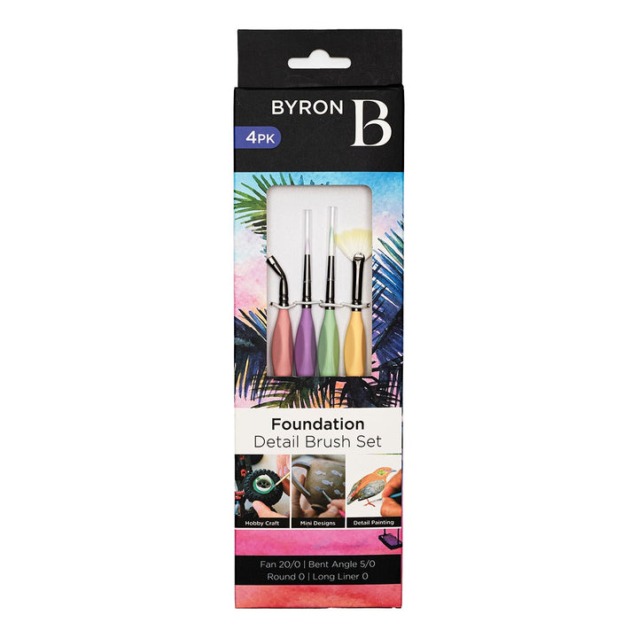 Byron Detail Foundation Brush Set 4
