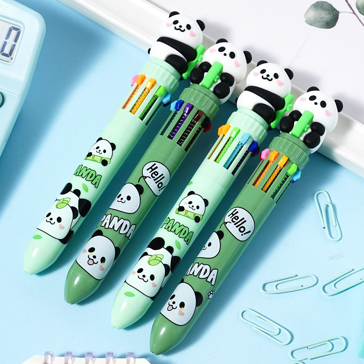 Jasart 10 Click Fun Pen Panda