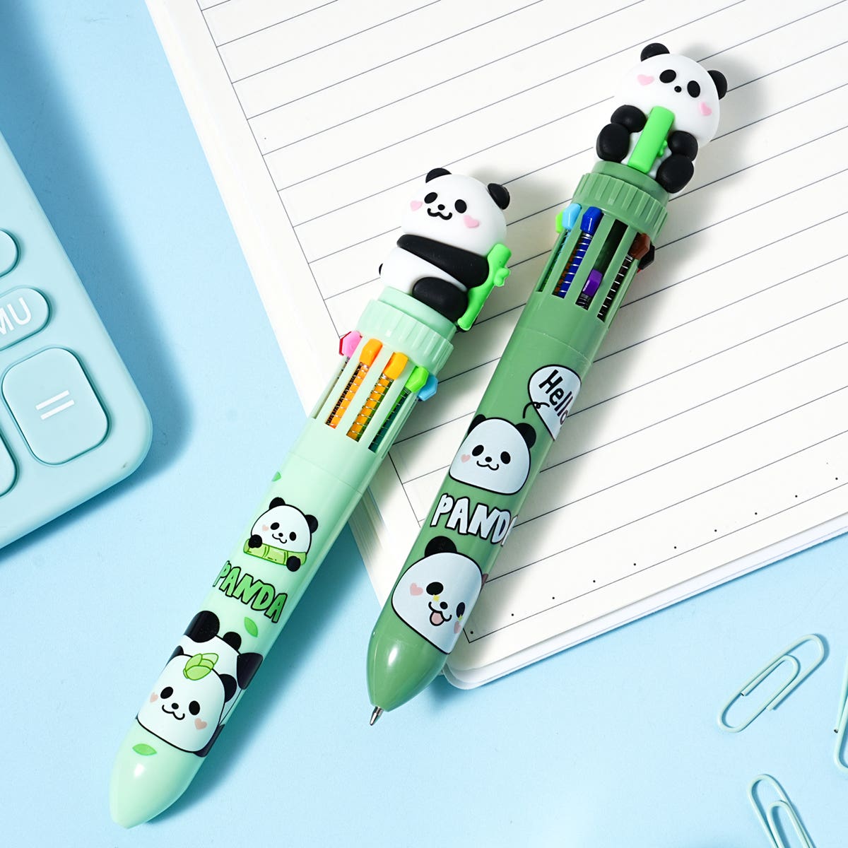 Jasart 10 Click Fun Pen Panda