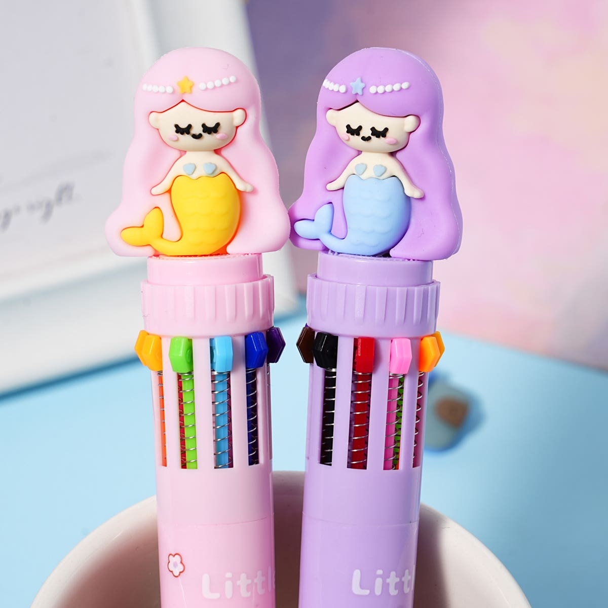 Jasart 10 Click Fun Pen Mermaid