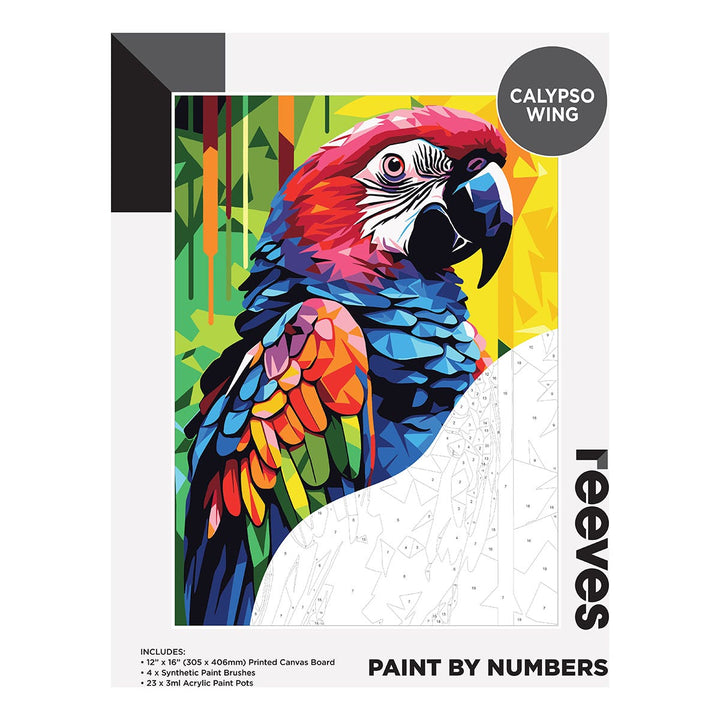 Reeves Artist Acrylic Paint by Numbers Calypso Wing