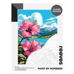 Reeves Artist Acrylic Paint by Numbers Island Blooms