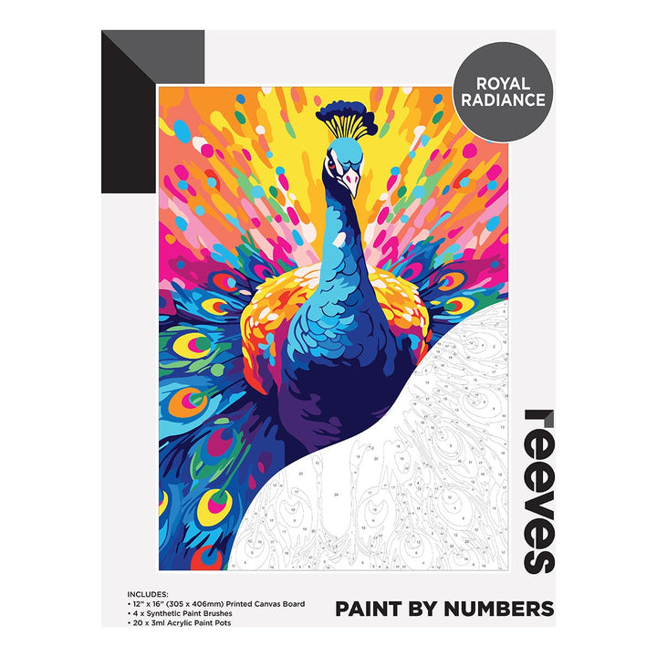 Reeves Artist Acrylic Paint by Numbers Royal Radiance