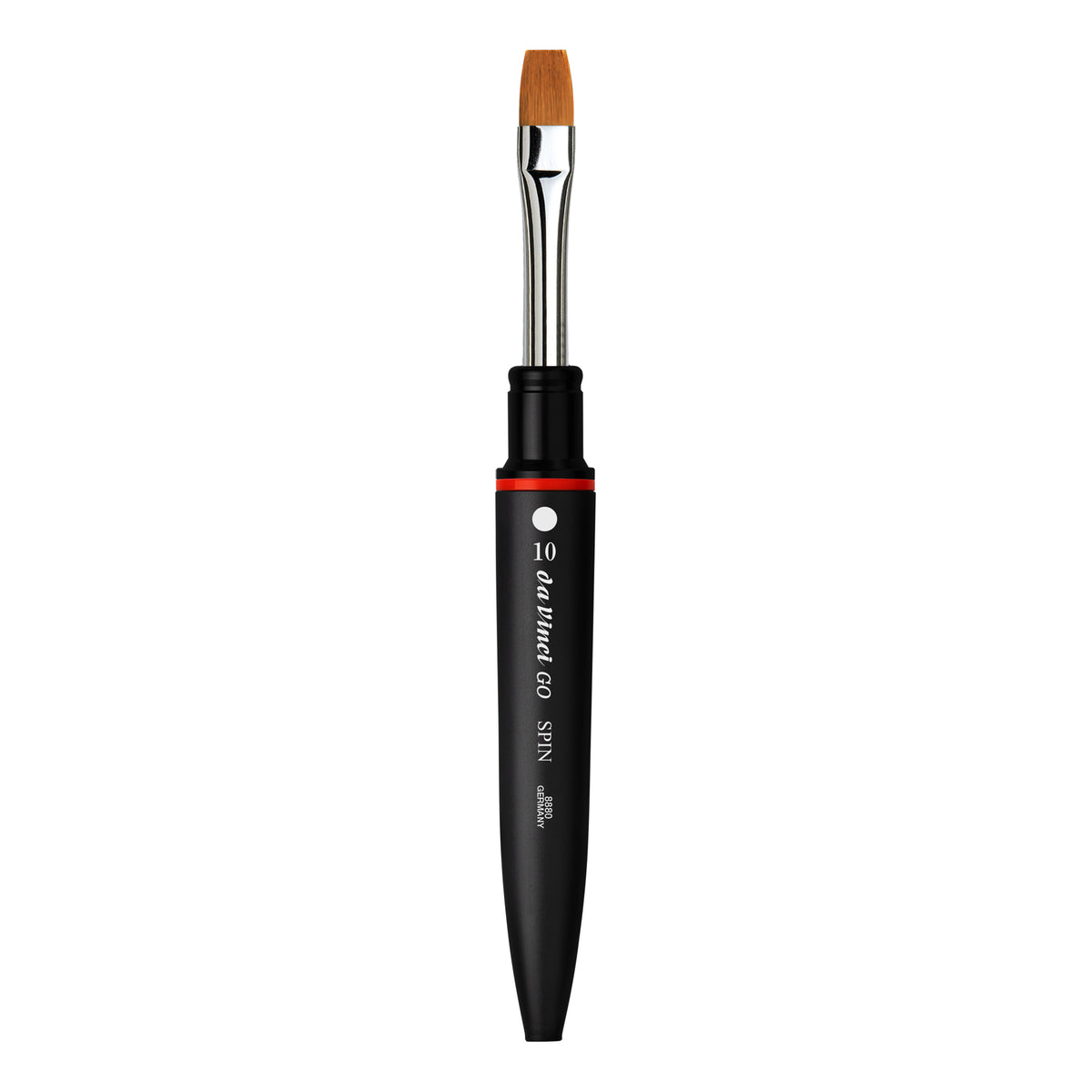da Vinci Spin 8880 Travel Go Flat Brush #10
