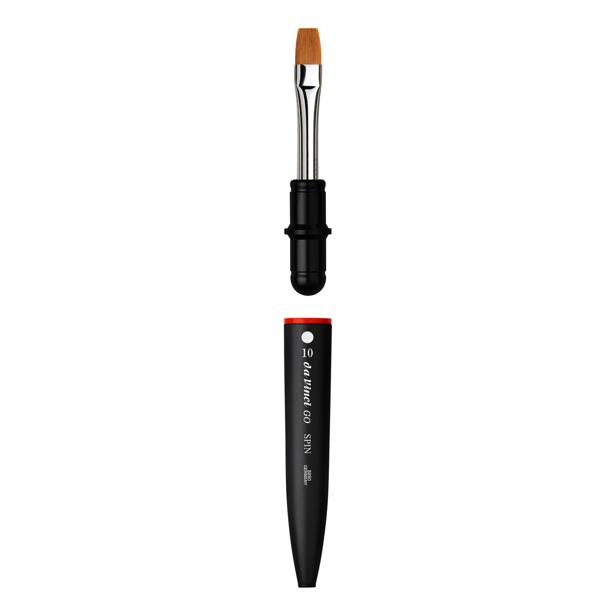 da Vinci Spin 8880 Travel Go Flat Brush #10