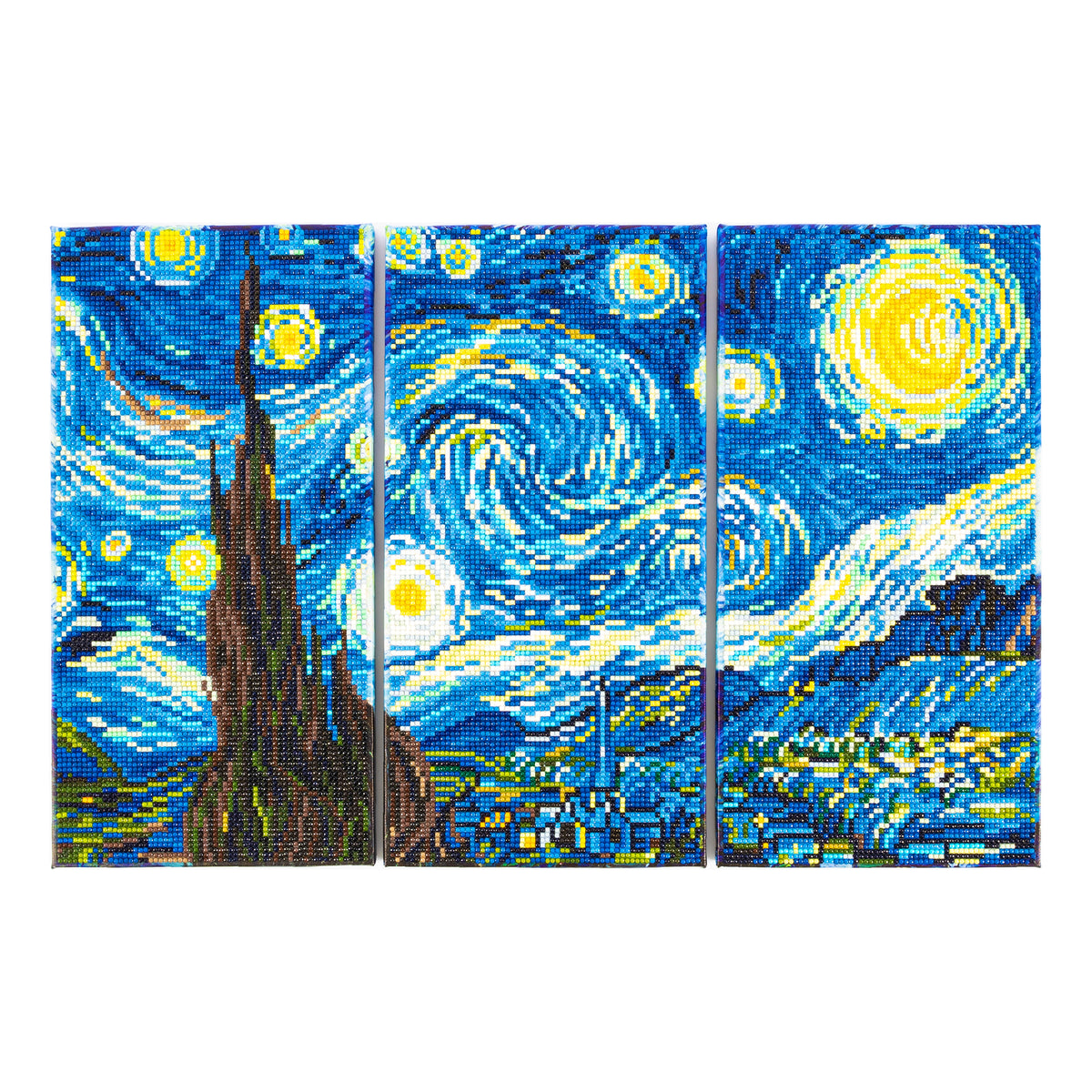 Diamond Dotz Triptych Three Panel Kit Van Gogh Starry Night