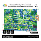 Diamond Dotz Triptych Three Panel Kit Monet Water Lilies