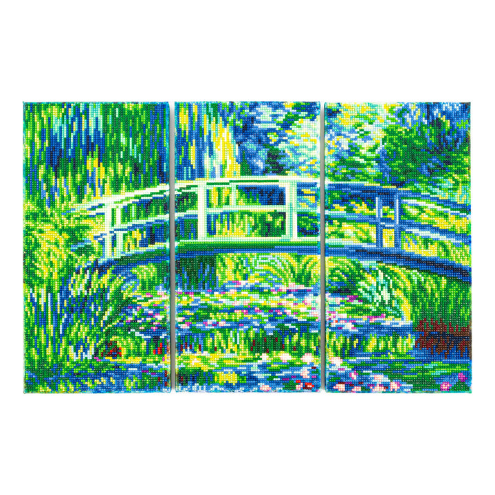 Diamond Dotz Triptych Three Panel Kit Monet Water Lilies