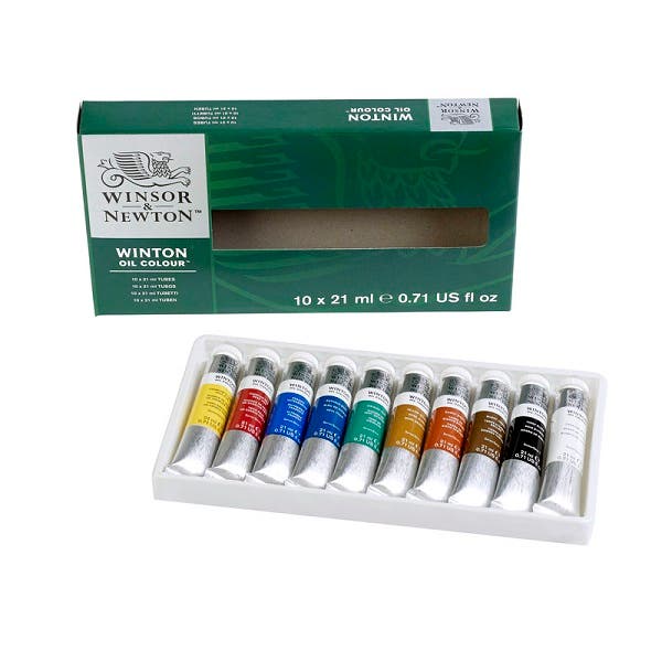 Winsor & Newton Winton Oil Colour 10x21ml Tube Set
