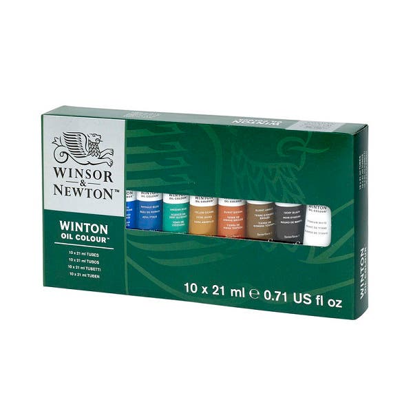 Winsor & Newton Winton Oil Colour 10x21ml Tube Set