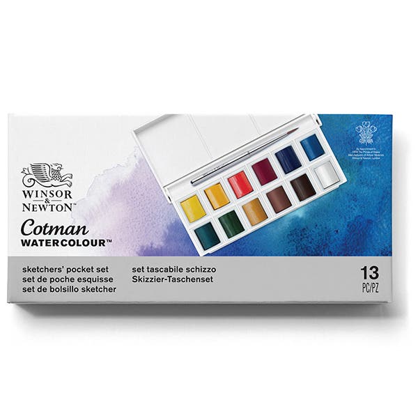 Winsor & Newton Cotman Watercolour Half Pan Sketchers' Pocket Box