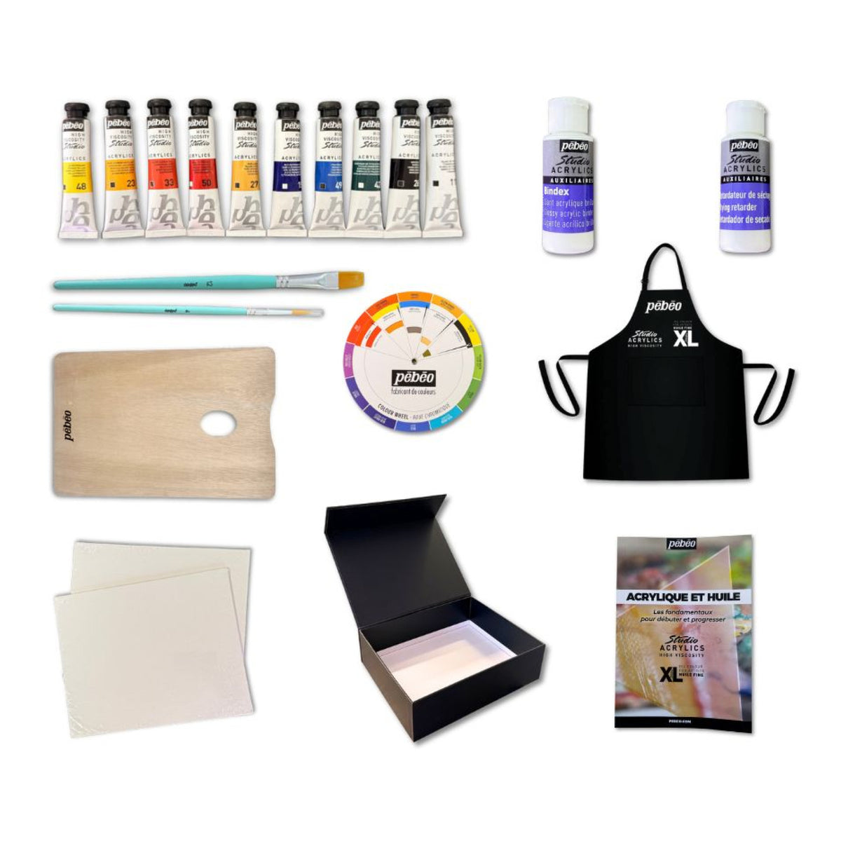 Pebeo Studio Acrylic Painting Technique Complete Basic Set