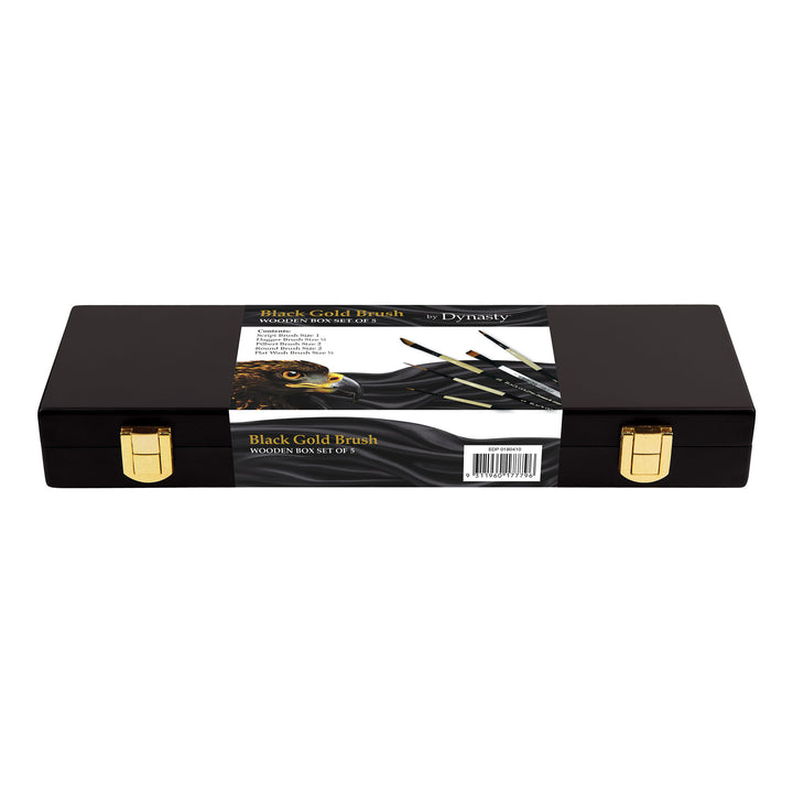 Dynasty Black Gold Brush Gift Box