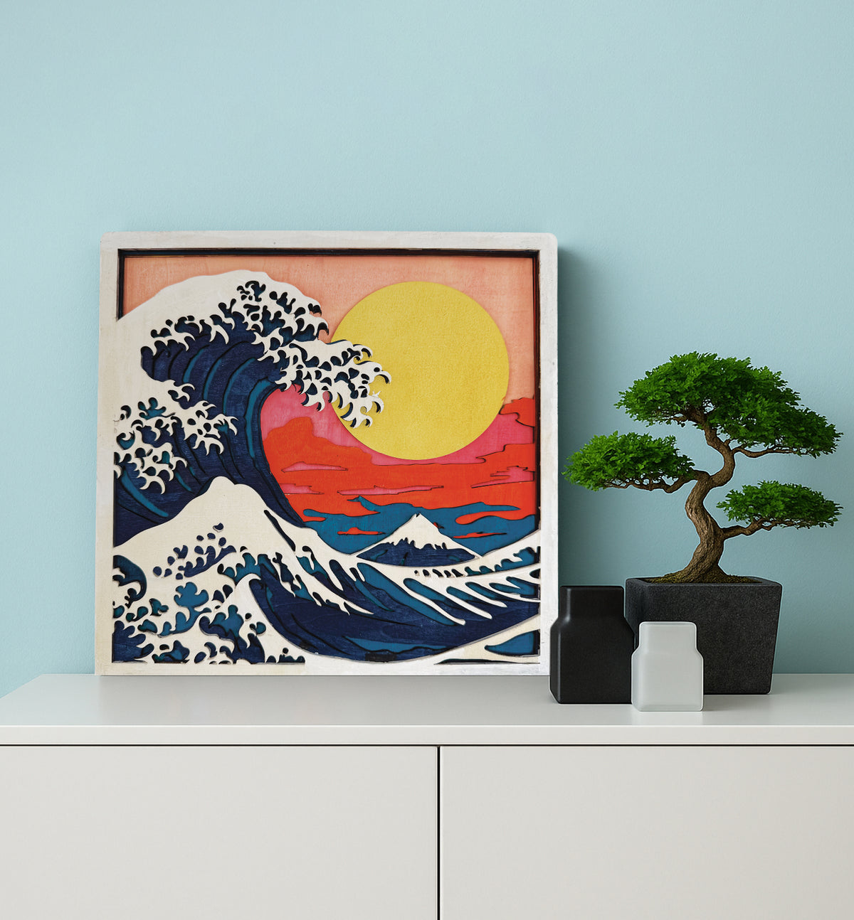 Splat Planet Wooden Art Kit Wave