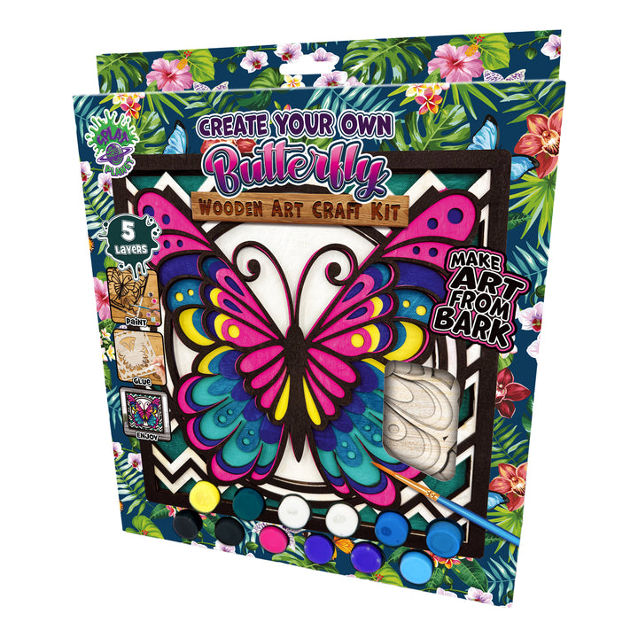 Splat Planet Wooden Art Kit Butterfly