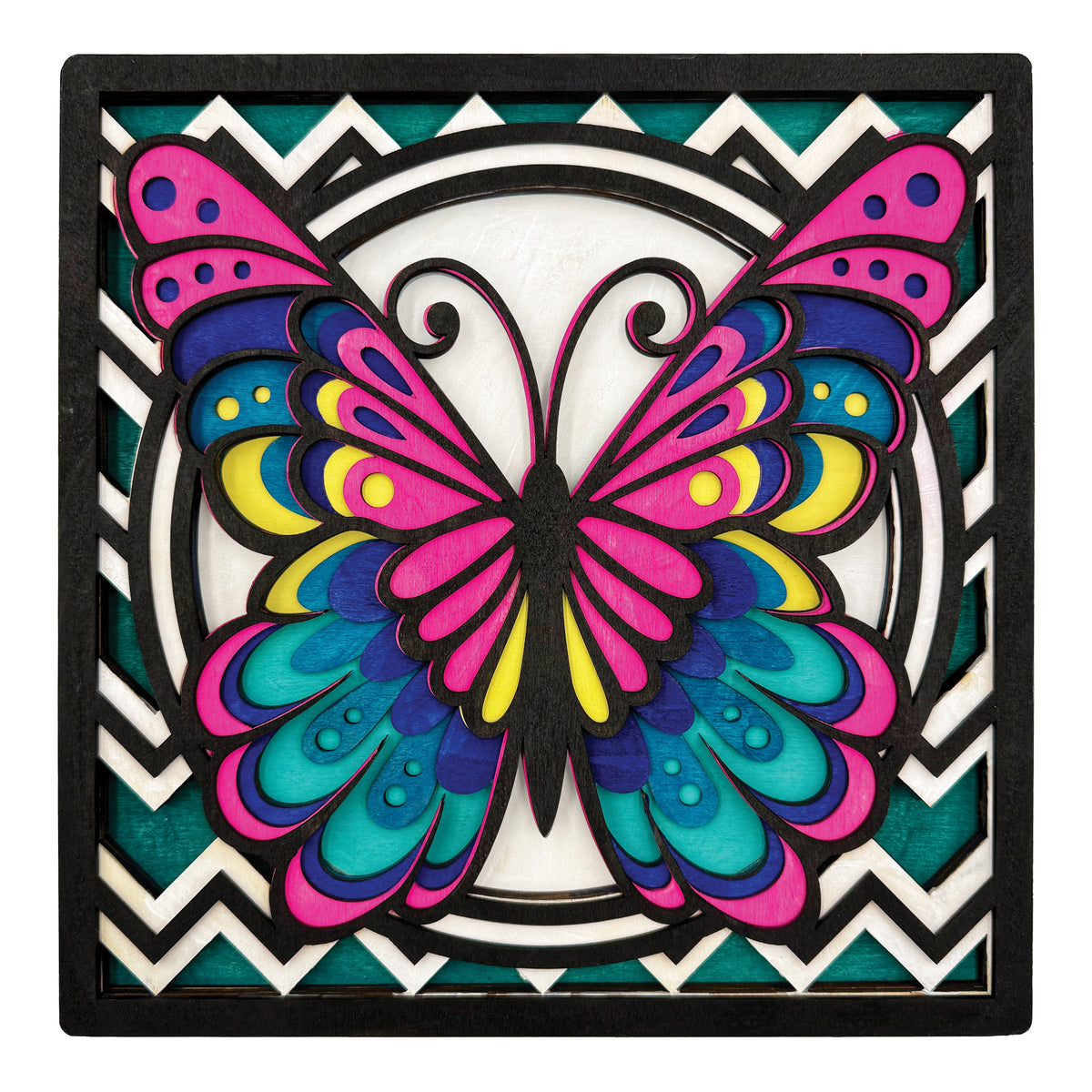 Splat Planet Wooden Art Kit Butterfly