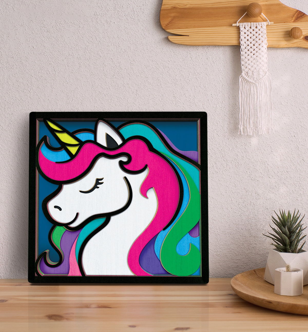 Splat Planet Wooden Art Kit Unicorn
