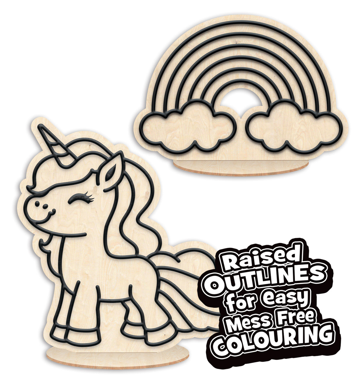 Splat Planet Air Dry Clay Set Unicorn/Rainbow