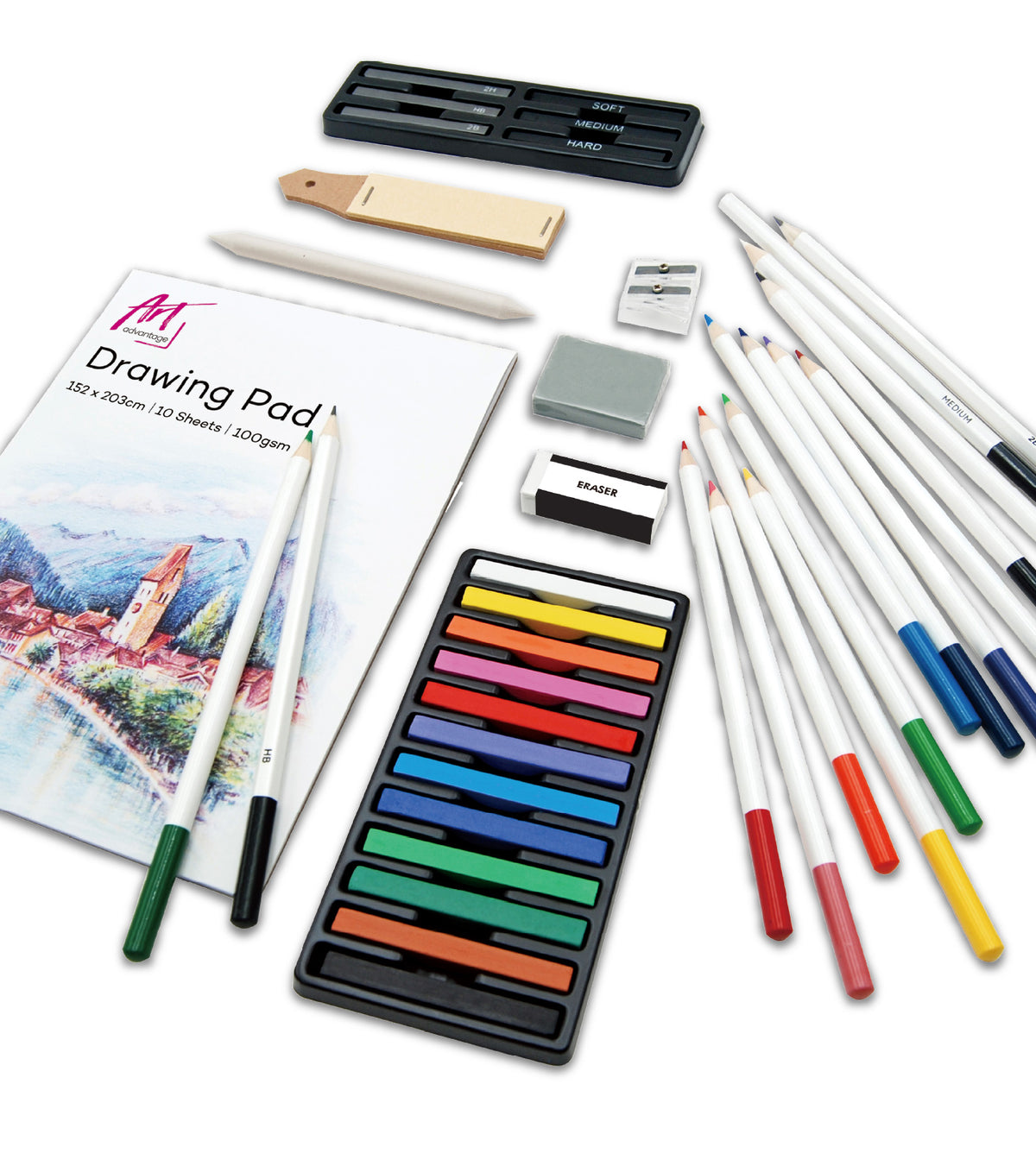 Eckersley's Exclusive Art Advantage Drawing & Sketching Pouch 40