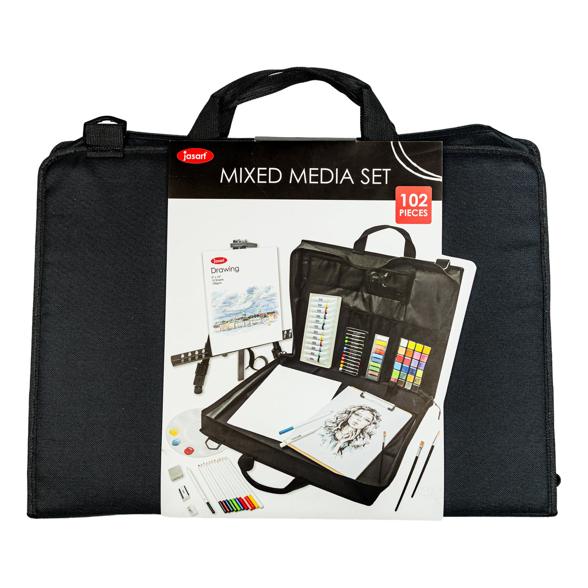 Jasart Mixed Media Carry Bag Set 102