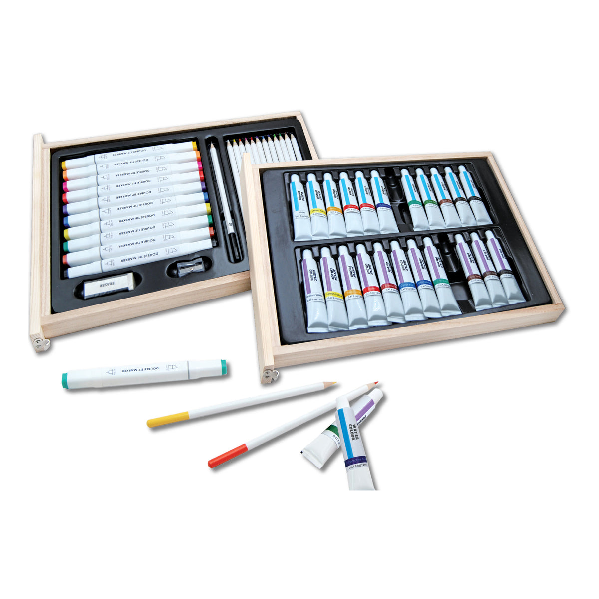Eckersley's Exclusive Art Advantage Mixed Media Wooden Box Set 108