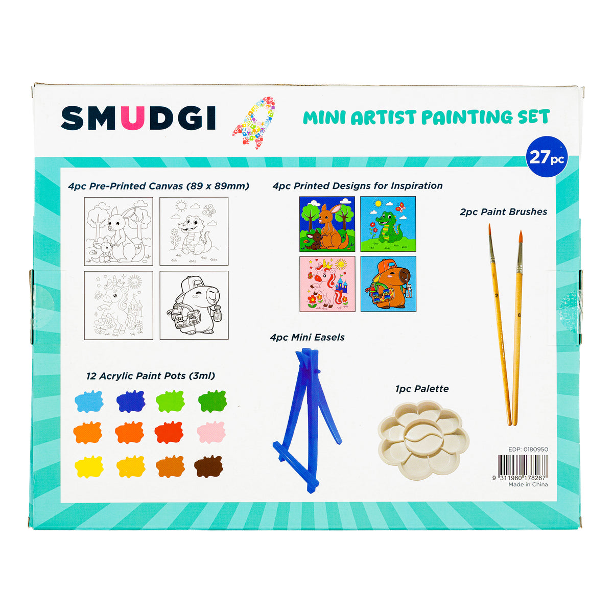 Smudgi Painting Canvas Set