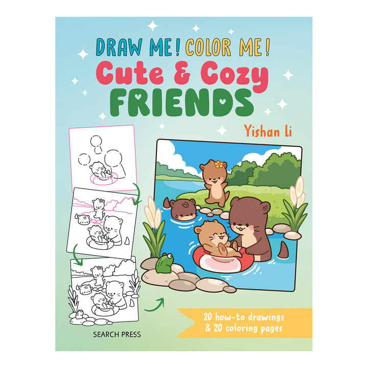 Draw Me Colour Me Cute And Cosy Friends Book