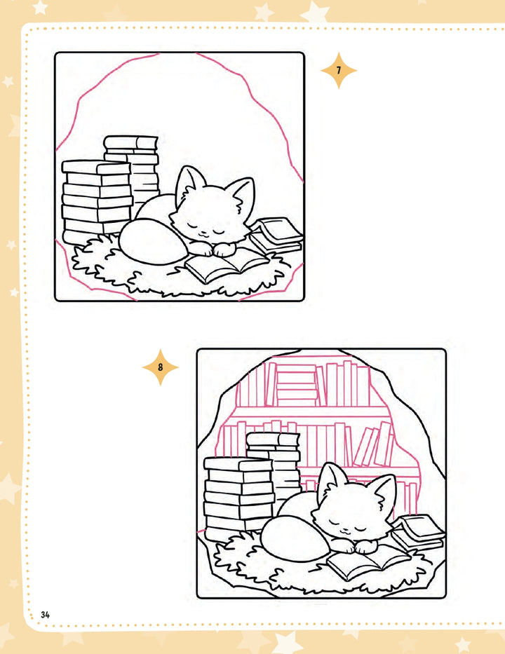 Draw Me Colour Me Cute And Cosy Friends Book