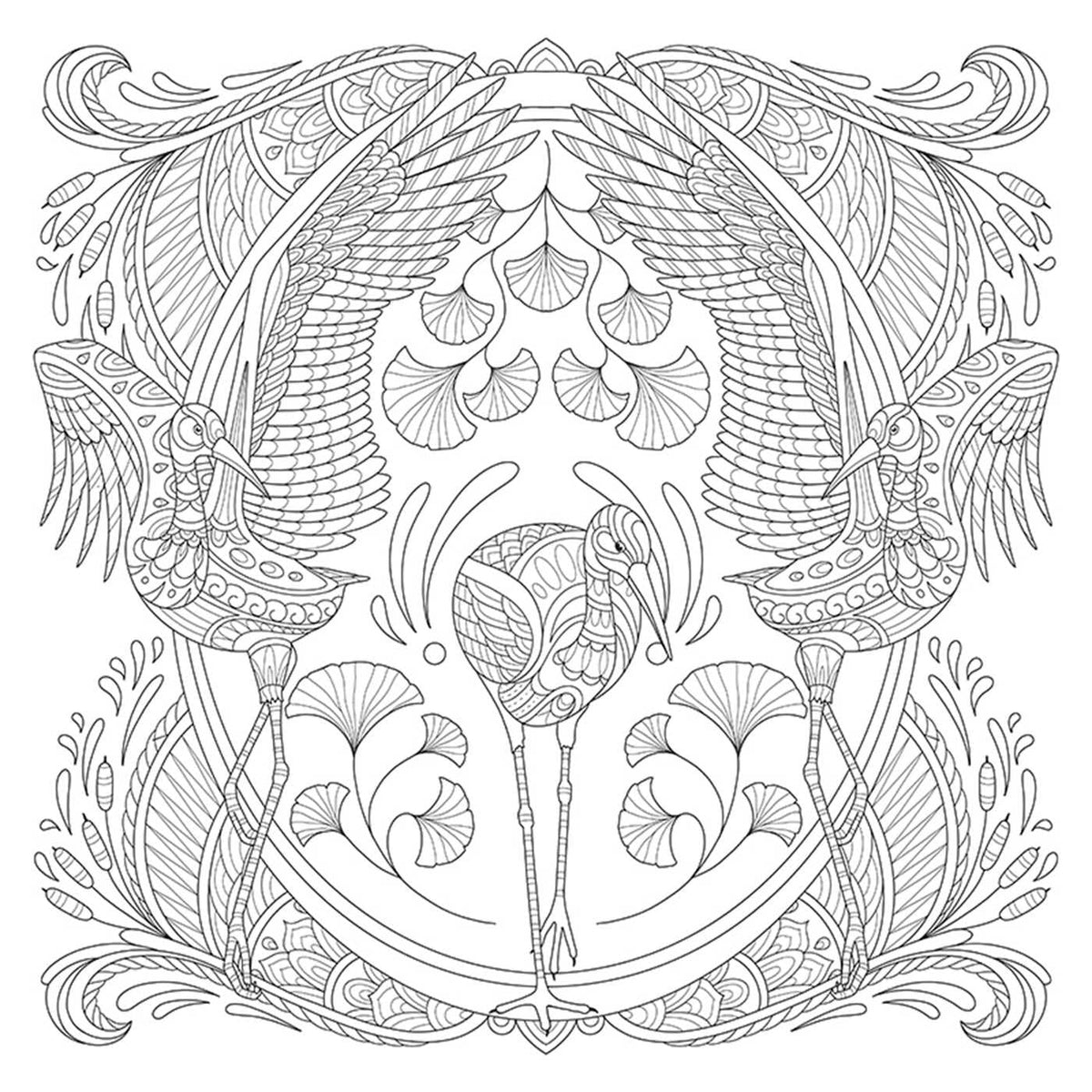 My Bird Mandala Colouring Book